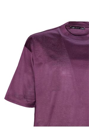 T-shirt in cotone bordeaux LOW BRAND | L1TFW24256531R011